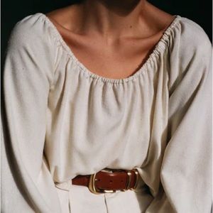 Na Nin raw silk blouse